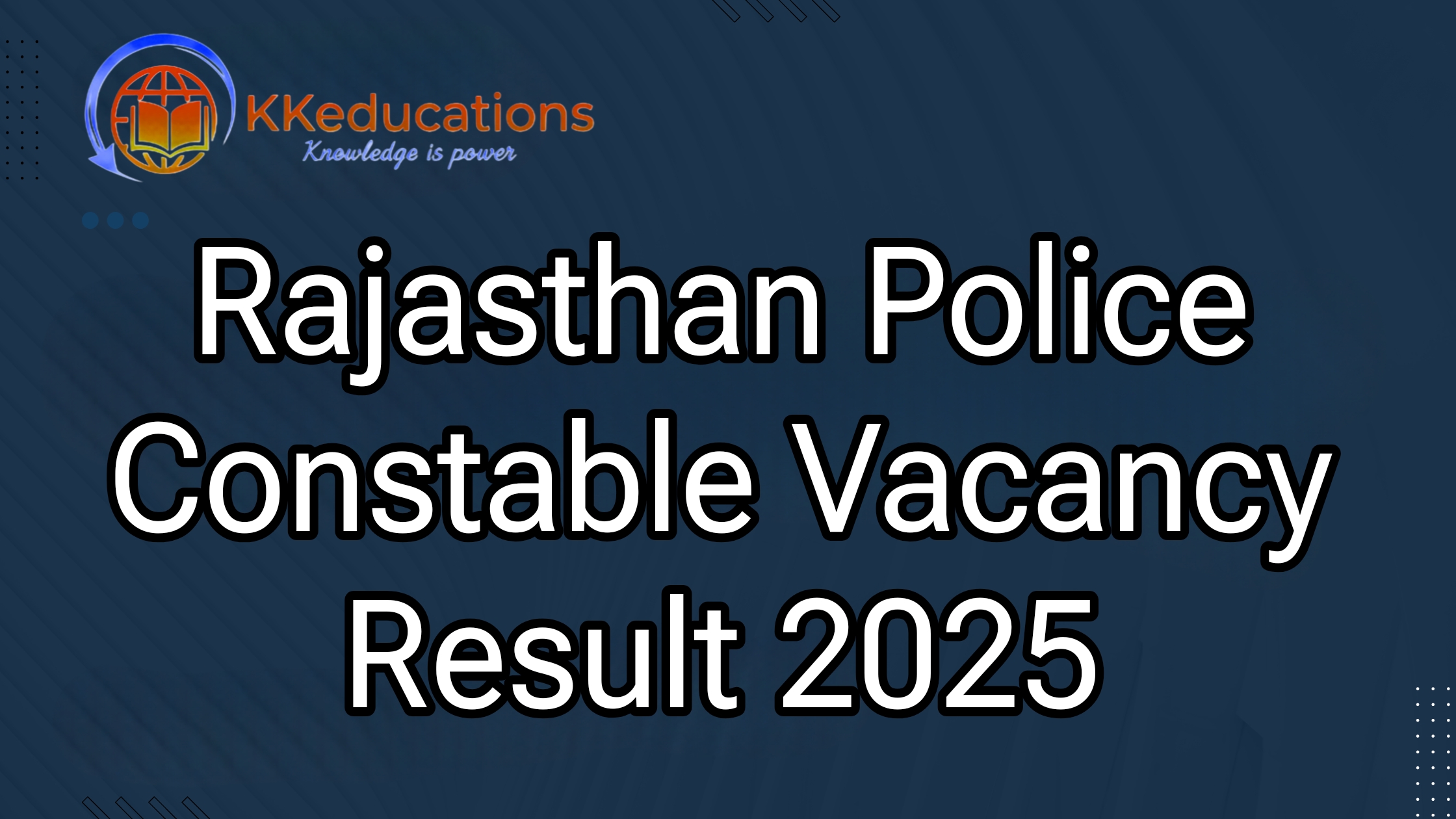 Rajasthan Police Constable Vacancy Result Released 2025