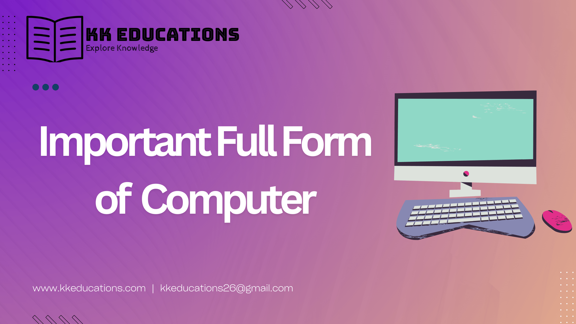 Important Full Form of Computer