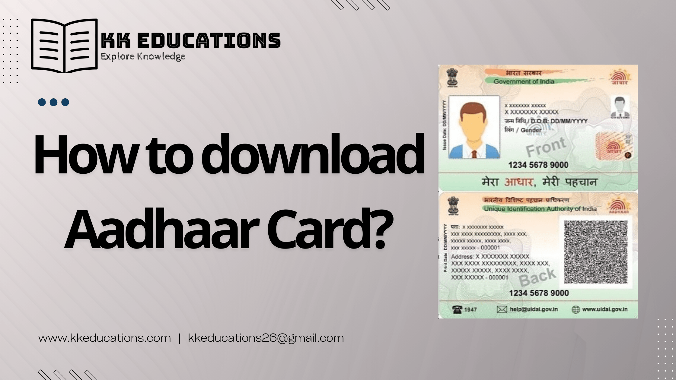 How to download Aadhaar Card