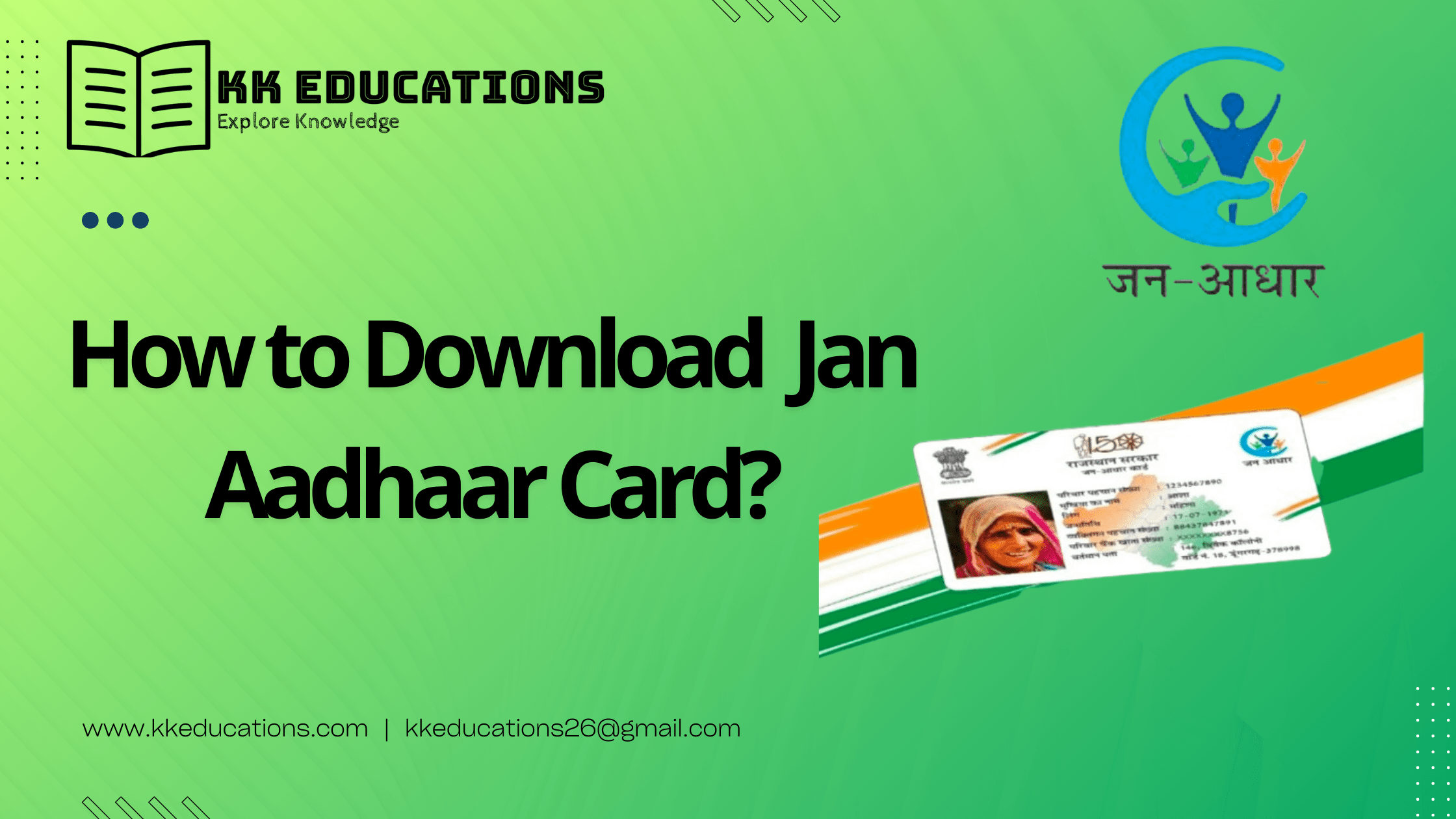 How to Download Jan Aadhaar Card?