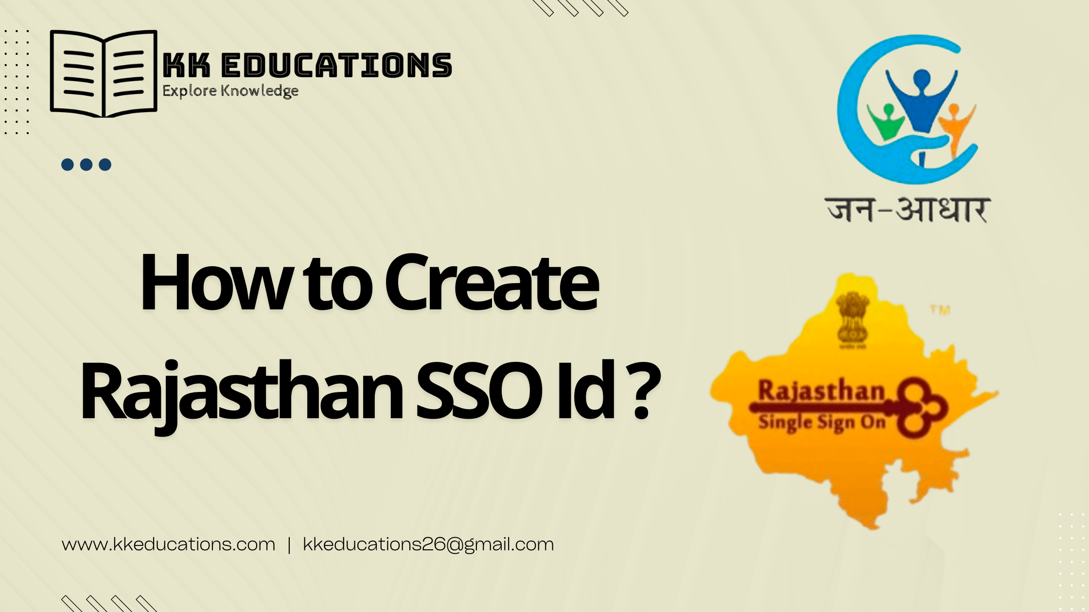 How to Create Rajasthan SSO Id?