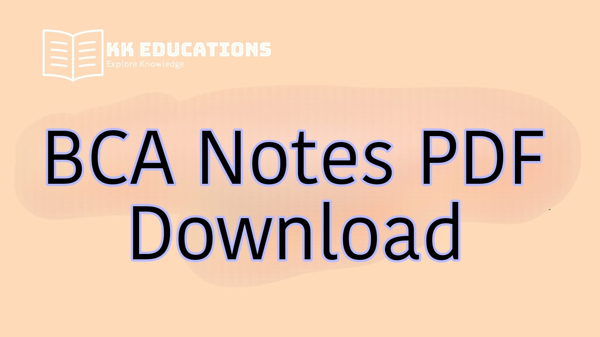 BCA Notes PDF Download