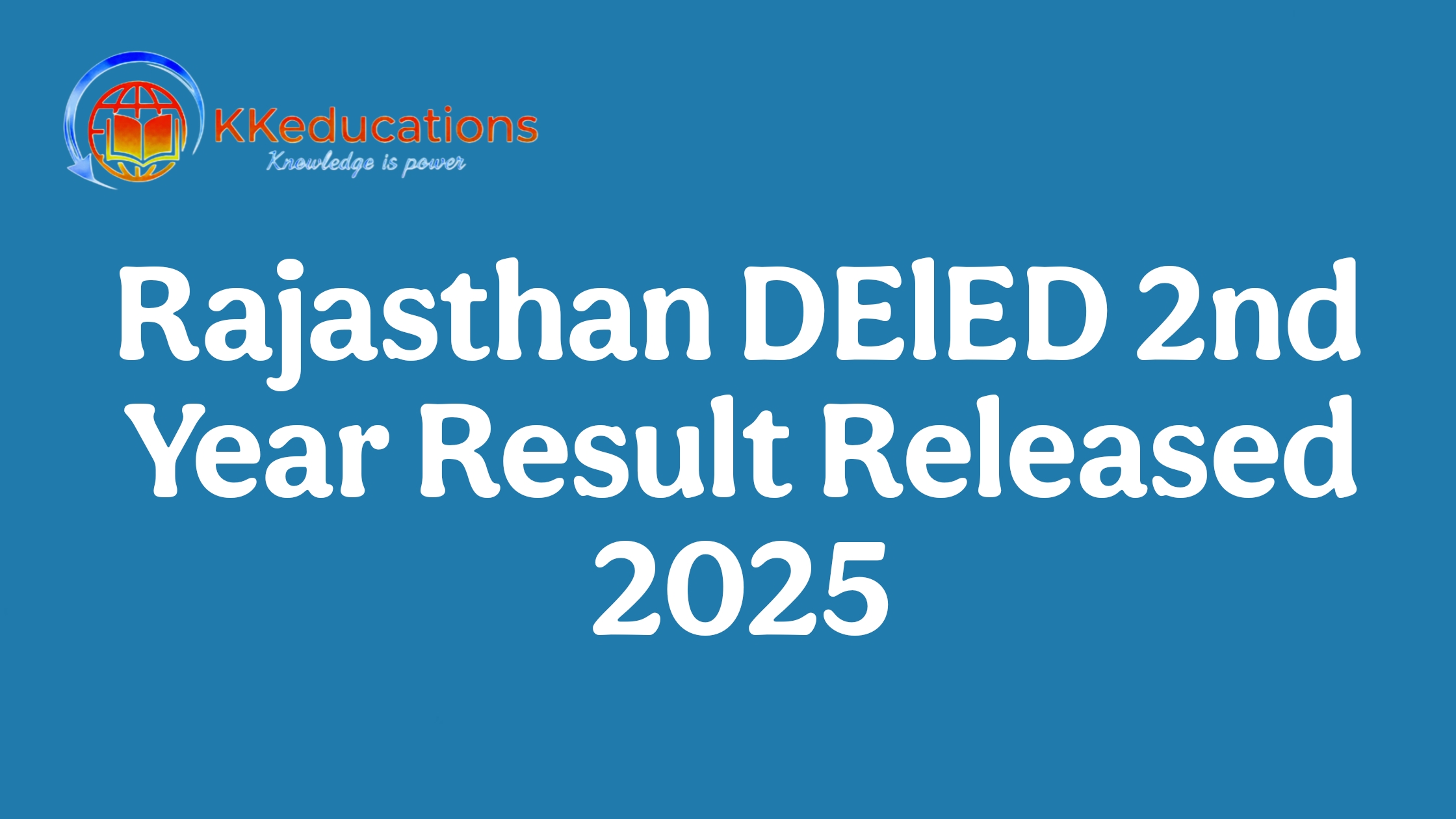 Rajasthan DElED 2nd Year Result Released 2025