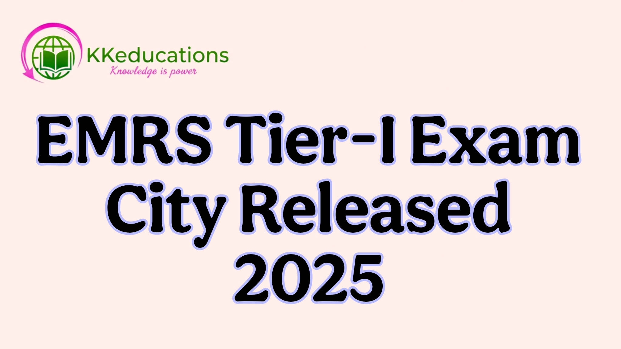 EMRS Tier-I Exam City Released 2025