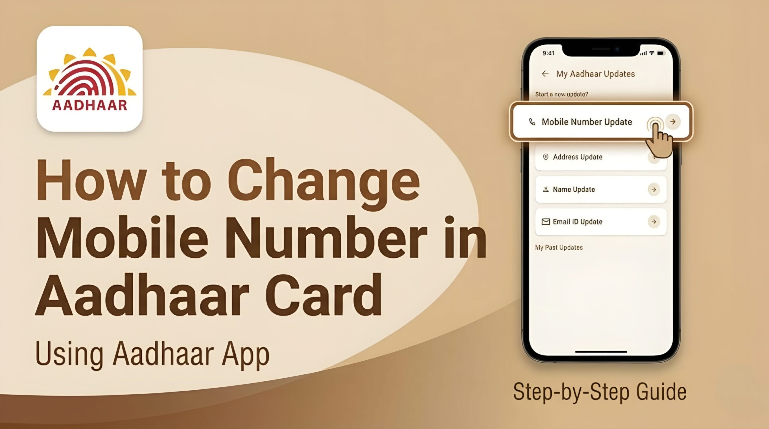 How to Change Mobile Number in Aadhaar Card