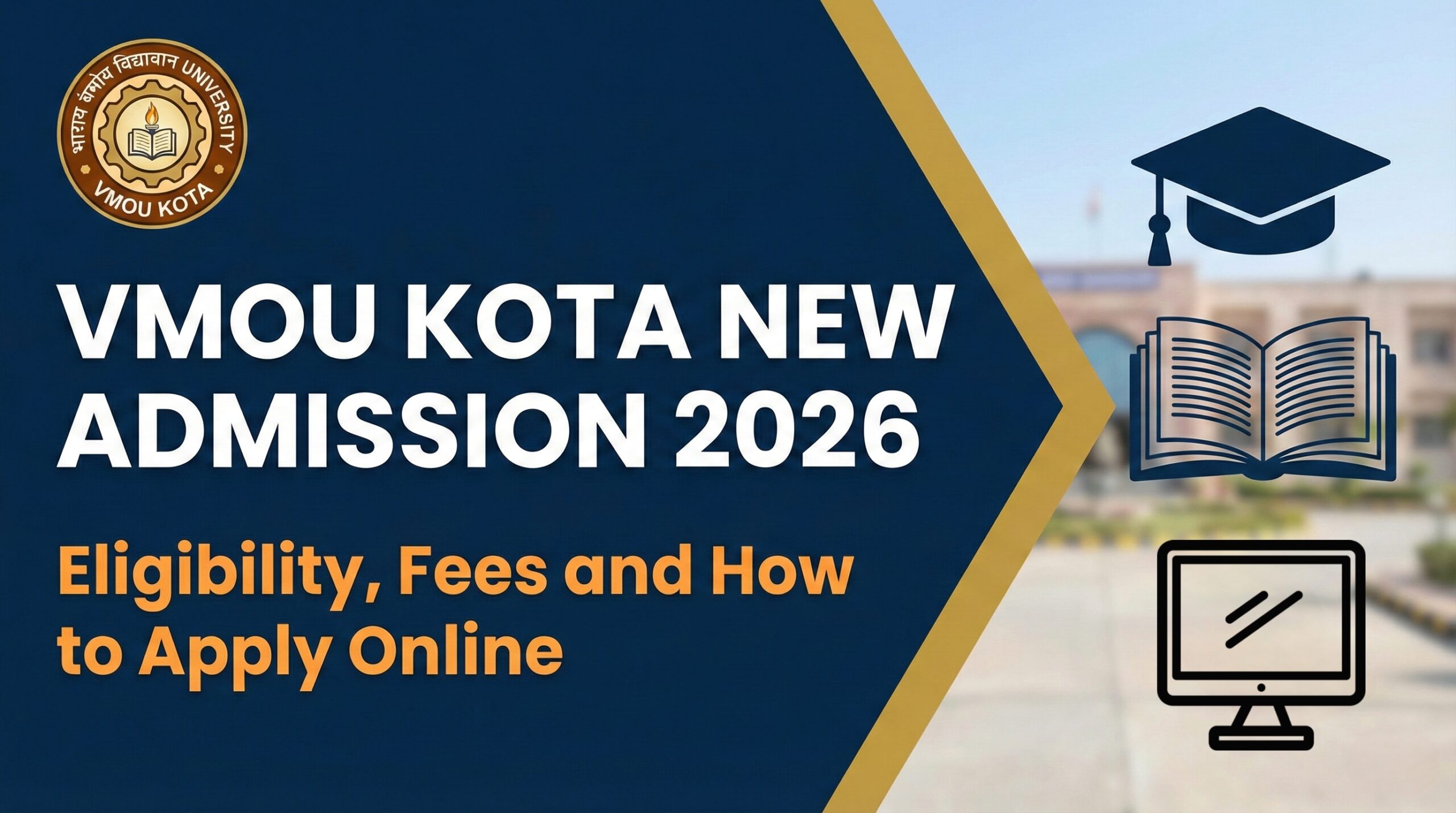VMOU Kota New Admission 2026