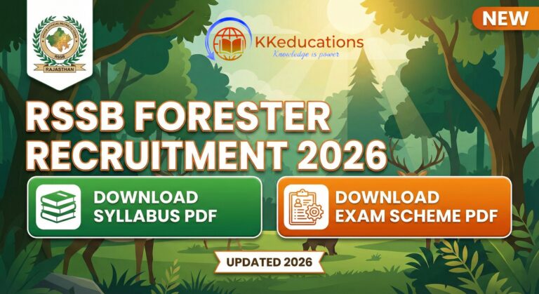 RSSB Forester Recruitment 2026 Download Syllabus & Exam Scheme PDF