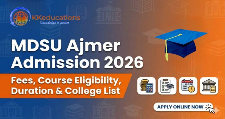 MDSU Ajmer Admission 2026