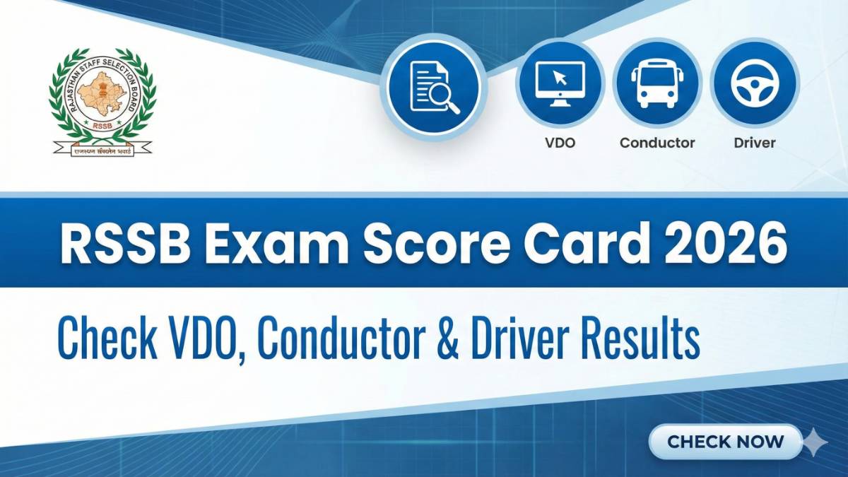 RSSB Exam Score Card 2026
