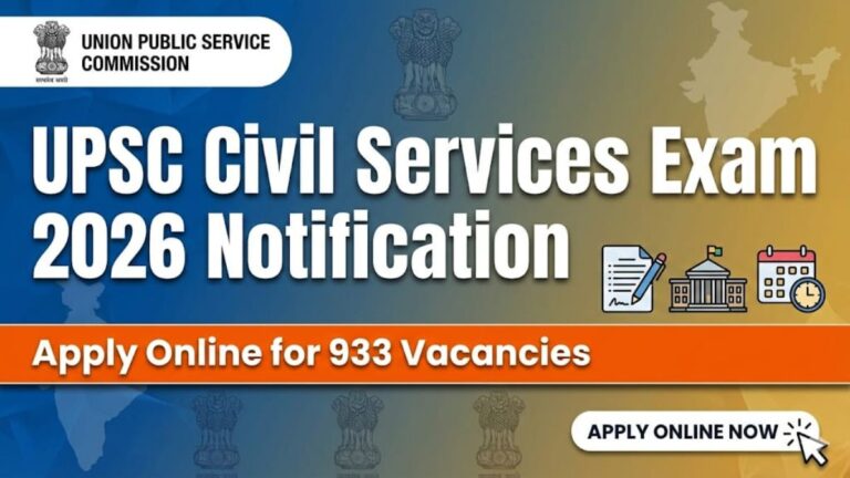 UPSC Civil Services Exam 2026