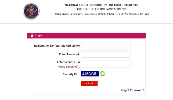 EMRS Tier 2 Exam City 2026 Out: Check Direct Link Here