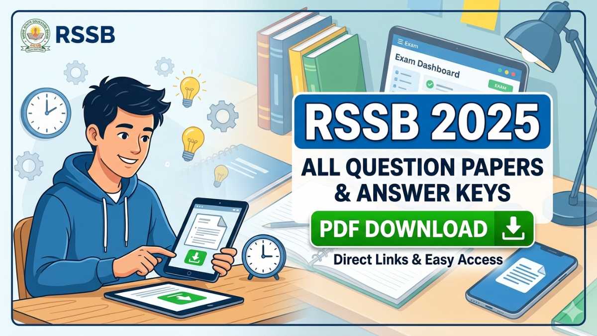 RSSB 2025 All Question Papers & Answer Keys PDF Download