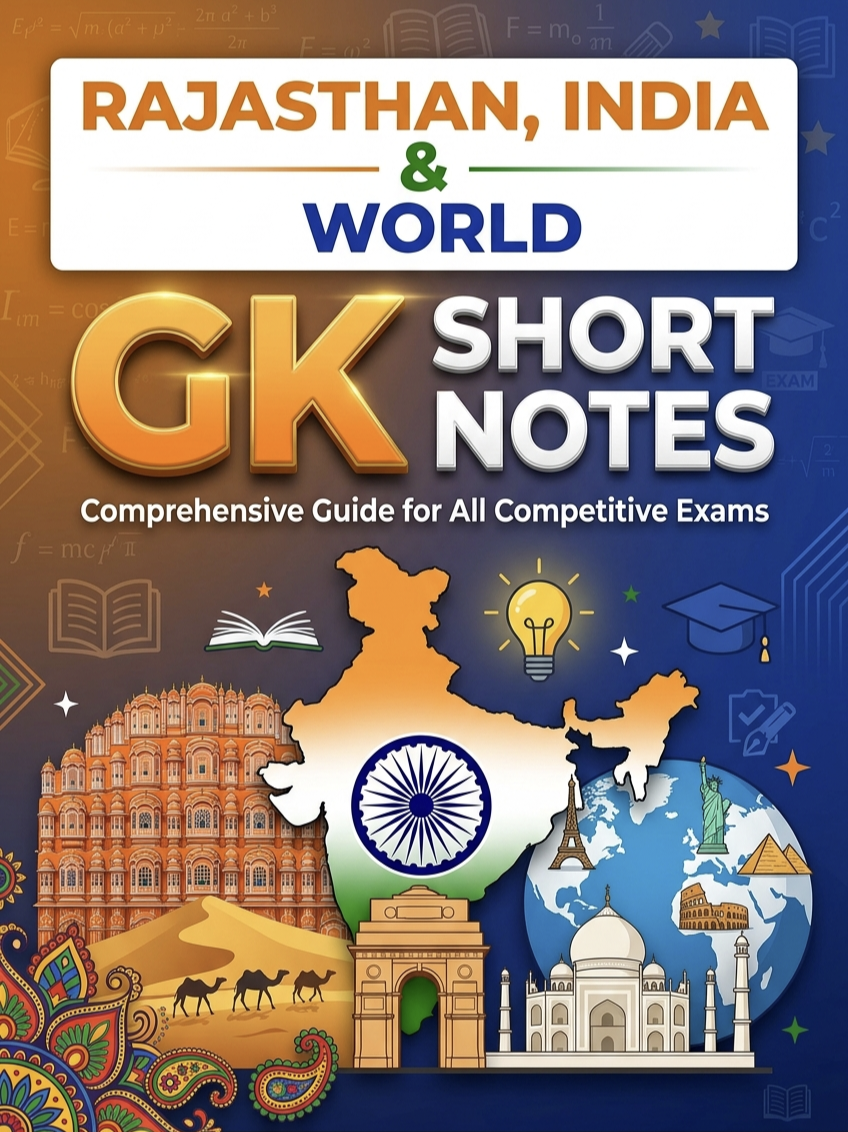 Rajasthan, India & World GK Short Notes