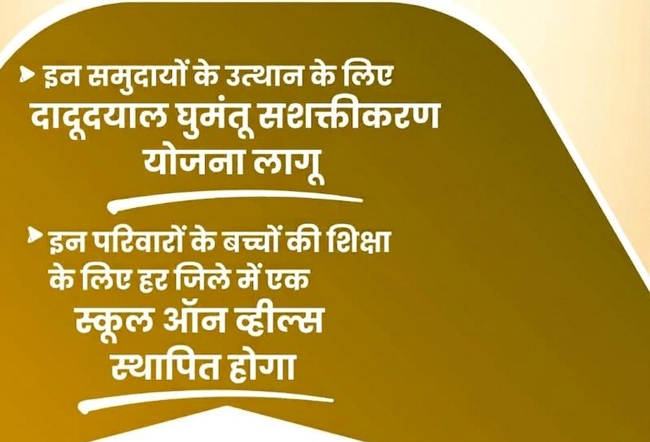 दादूदयाल घुमंतू सशक्तीकरण और मुख्यमंत्री आवास योजना: संपूर्ण जानकारी